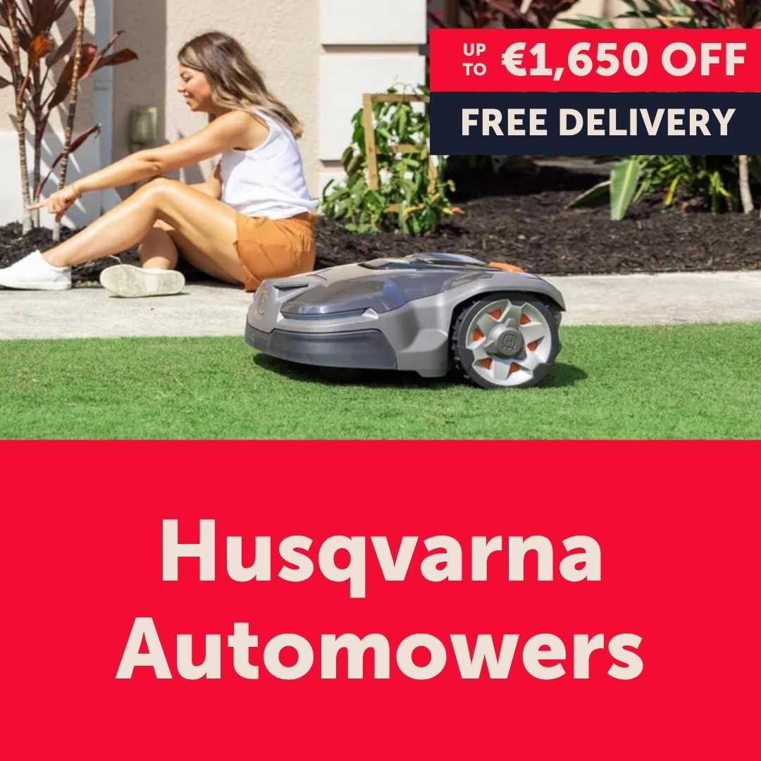 Free Delivery & up to €1,650 off Husqvarna Automowers